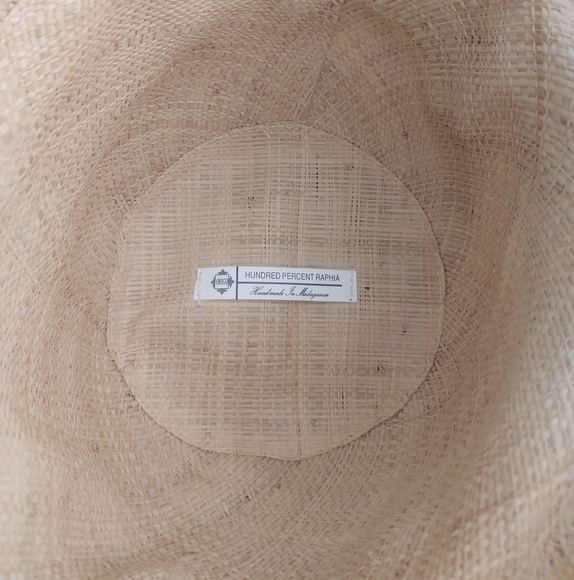 Bow•Accent Bucket-Style HaT~ Made In Madagascar~`• main image 7